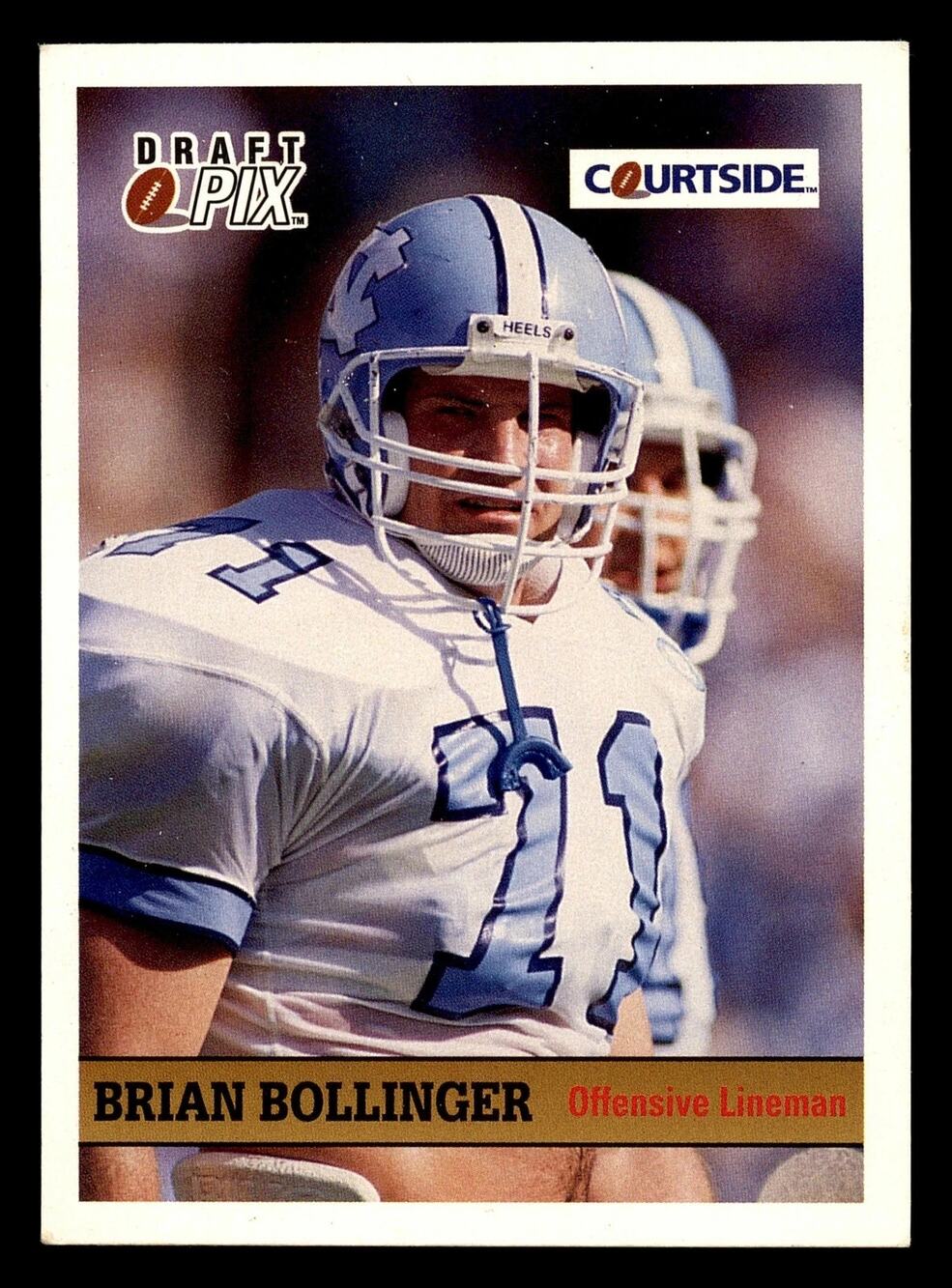 1992 Courtside Draft Pix #36 Brian Bollinger Football Card